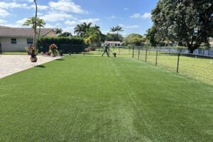 Artificial grass installation